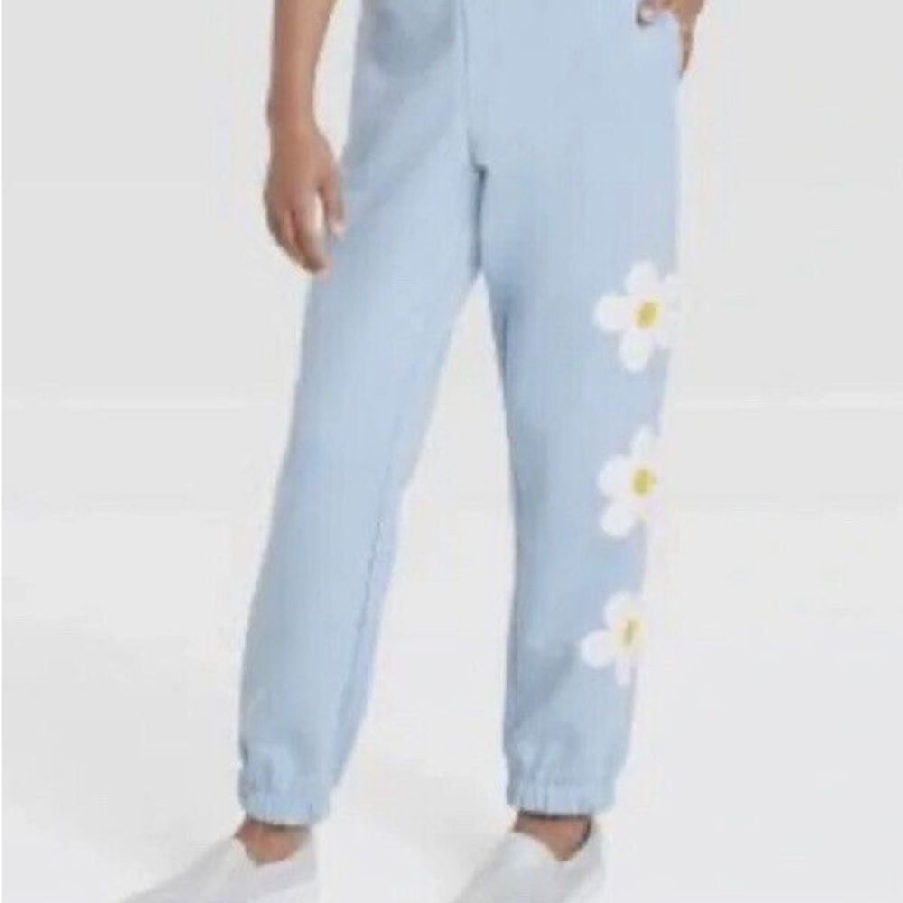Cat & Jack Daisy Pocket Sweatpants Size 8